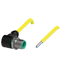 Pepperl+Fuchs V1S-W-YE2M-PVC-U Male cordset single-ended M12 angled A-coded, 4-pin, PVC cable yellow, UL approved Turkey