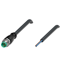 Pepperl+Fuchs V3S-GM-BK10M-PVC-U Male cordset single-ended M8 straight A-coded, 3-pin, PVC cable black, UL approved Turkey