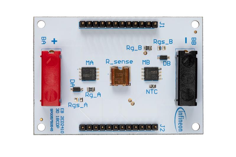 Infineon EB 2ED2410 3D 1BCDP EiceDRIVER™ APD 2ED2410-EM - 24 V evaluation MOSFET daughterboard, common drain, pre-charging Turkey