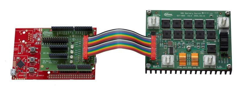 Infineon R 48V BATT SWITCH10 48V Battery switch with core-less hall based sensor and shunt current measurement – Reference Design Turkey
