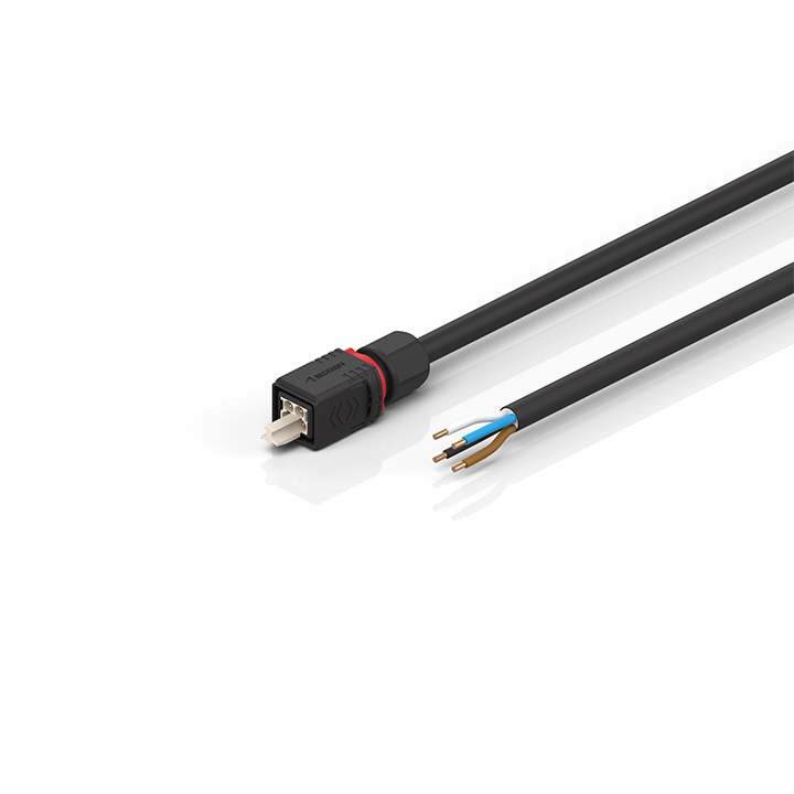 Beckhoff C9900-K970…K977 Power cable, PUR, 4 x 250 mm², drag-chain suitable, black Turkey