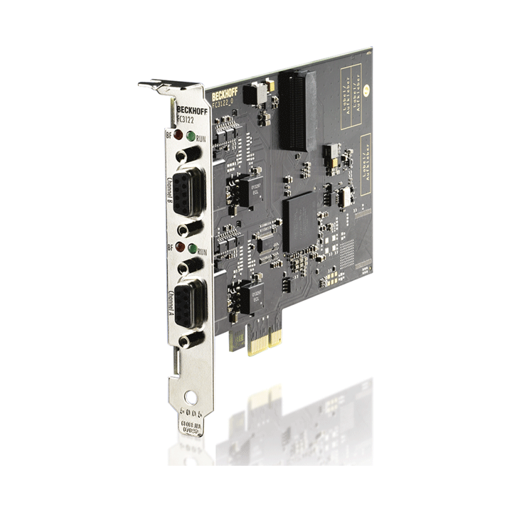 Beckhoff FC3122 PROFIBUS master/slave card, 2 channels, PCIe x1 Turkey