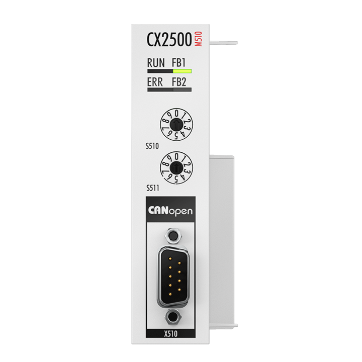 Beckhoff CX2500-M510 Fieldbus master module CANopen for CX20xx, CX52x0, CX53x0, CX56x0 Turkey