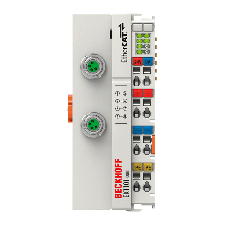Beckhoff EK1101-0008 EtherCAT Coupler with ID switch and M8 connection Turkey