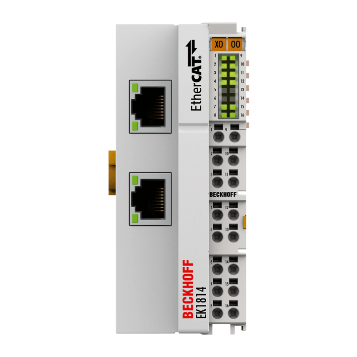 Beckhoff EK1814 EtherCAT Coupler with integrated digital inputs/outputs Turkey