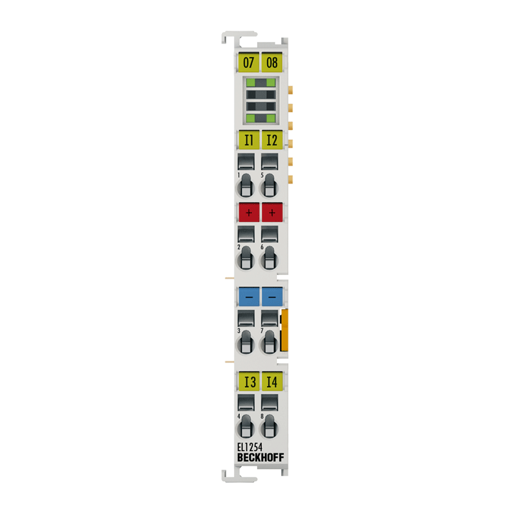 Beckhoff EL1254 EtherCAT Terminal, 4-channel digital input, 24 V DC, 1 µs, timestamp Turkey