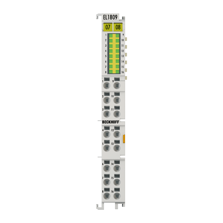 Beckhoff EL1809 EtherCAT Terminal, 16-channel digital input, 24 V DC, 3 ms Turkey
