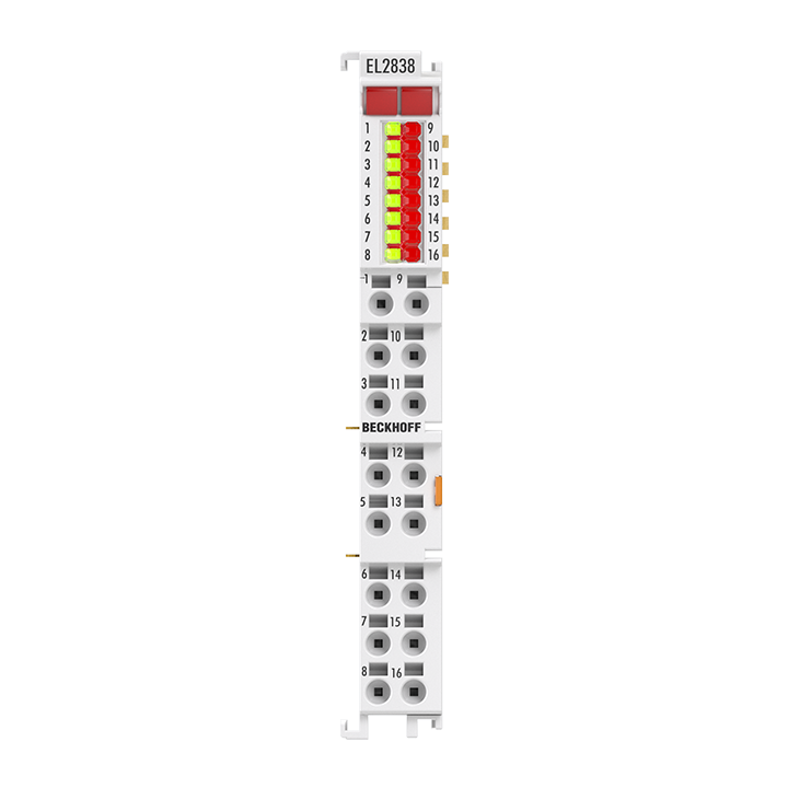 Beckhoff EL2838 EtherCAT Terminal, 8-channel digital output, 24 V DC, 2 A, with channel diagnosticsNew Turkey