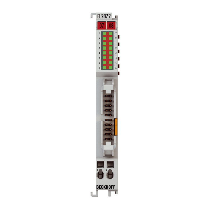 Beckhoff EL2872-0010 EtherCAT Terminal, 16-channel digital output, 24 V DC, 05 A, ground switching, flat-ribbon cable Turkey