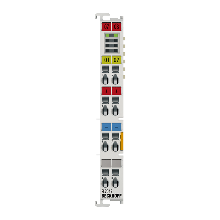 Beckhoff EL2042 EtherCAT Terminal, 2-channel digital output, 24 V DC, 2 x 4 A/1 x 8 A Turkey