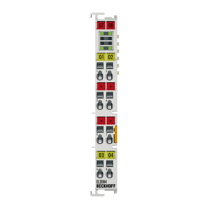 Beckhoff EL2084 EtherCAT Terminal, 4-channel digital output, 24 V DC, 05 A, ground switching Turkey
