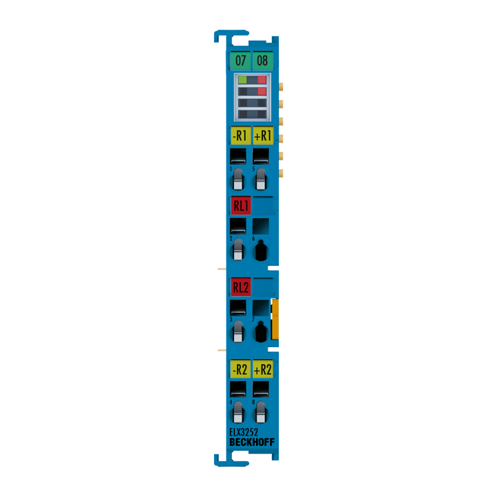 Beckhoff ELX3252 EtherCAT Terminal, 2-channel analog input, potentiometer, 300 Ω…40 kΩ, 16 bit, Ex i Turkey
