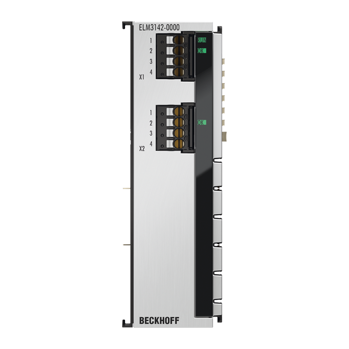 Beckhoff ELM3142-0000 EtherCAT Terminal, 2-channel analog input, multi-function, ±10…±125 V, ±20 mA, 24 bit, 1 ksps Turkey