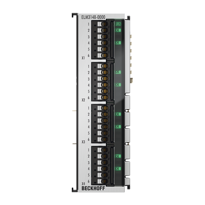 Beckhoff ELM3148-0000 EtherCAT Terminal, 8-channel analog input, multi-function, ±10…±125 V, ±20 mA, 24 bit, 1 ksps Turkey