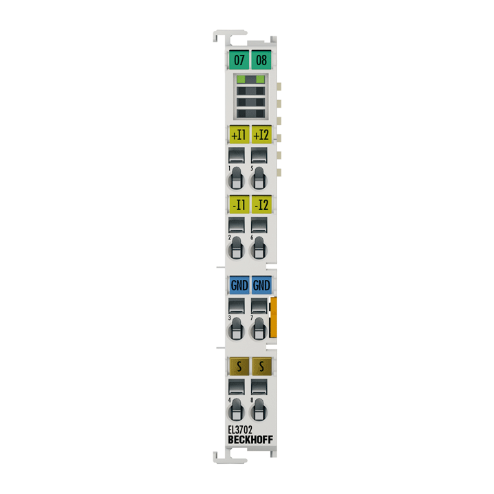 Beckhoff EL3702 EtherCAT Terminal, 2-channel analog input, voltage, ±10 V, 16 bit, oversampling Turkey
