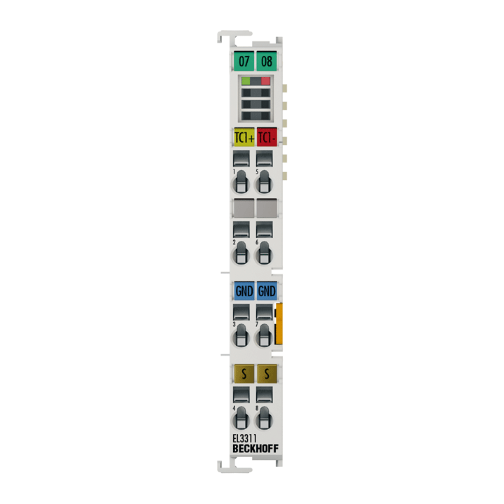 Beckhoff EL3311 EtherCAT Terminal, 1-channel analog input, temperature, thermocouple, 16 bit Turkey