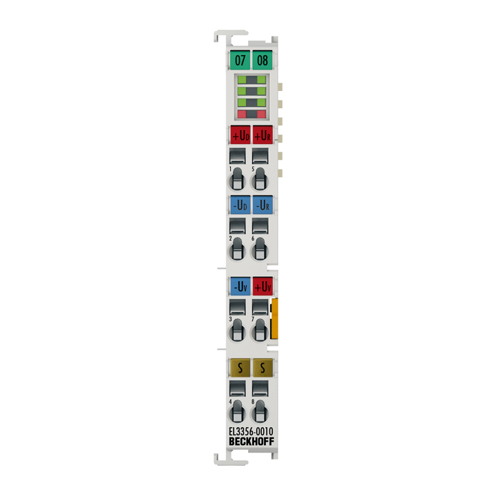 Beckhoff EL3356-0010 EtherCAT Terminal, 1-channel analog input, measuring bridge, full bridge, 24 bit, high-precision Turkey