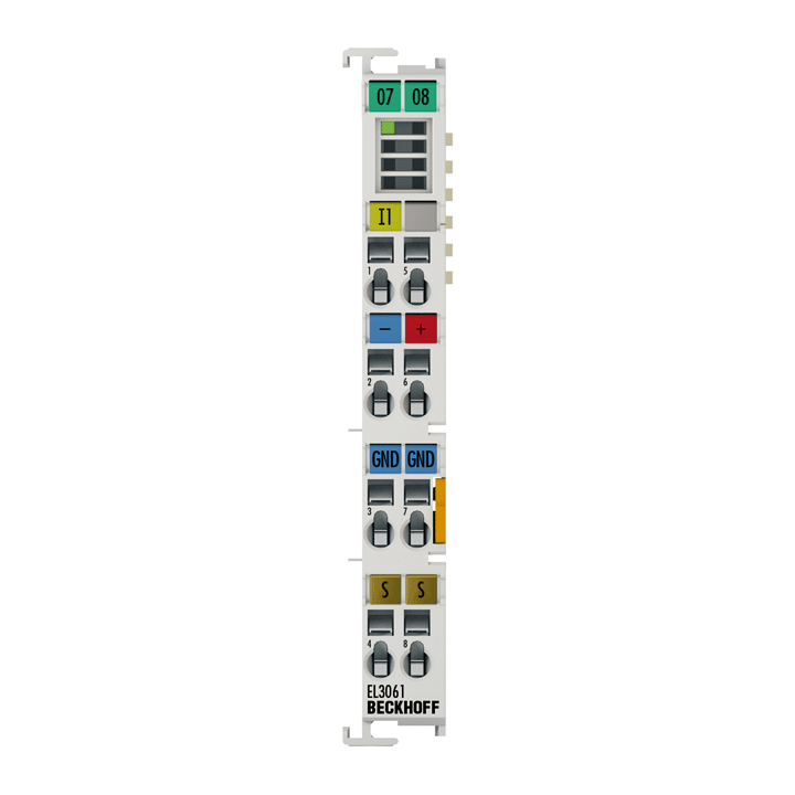 Beckhoff EL3061 EtherCAT Terminal, 1-channel analog input, voltage, 0…10 V, 12 bit, single-ended Turkey