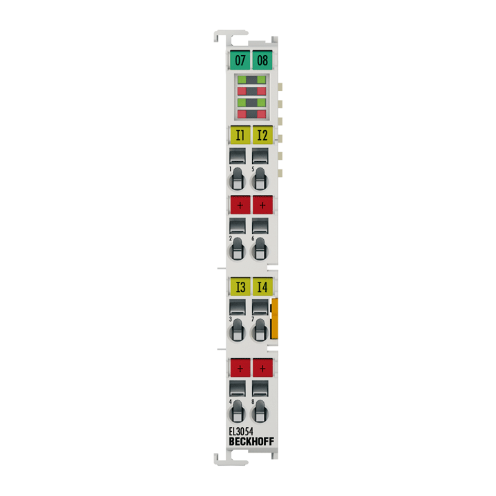 Beckhoff EL3054 EtherCAT Terminal, 4-channel analog input, current, 4…20 mA, 12 bit, single-ended Turkey
