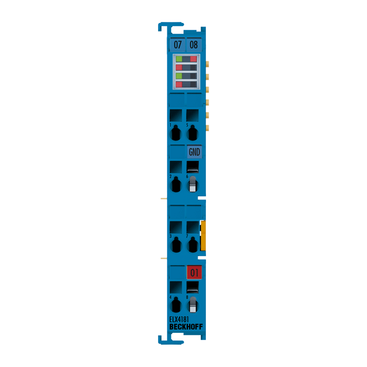 Beckhoff ELX4181 EtherCAT Terminal, 1-channel analog output, current, 0/4…20 mA, 16 bit, single-ended, HART, Ex i Turkey