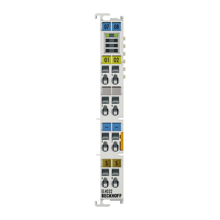 Beckhoff EL4032 EtherCAT Terminal, 2-channel analog output, voltage, ±10 V, 12 bit Turkey