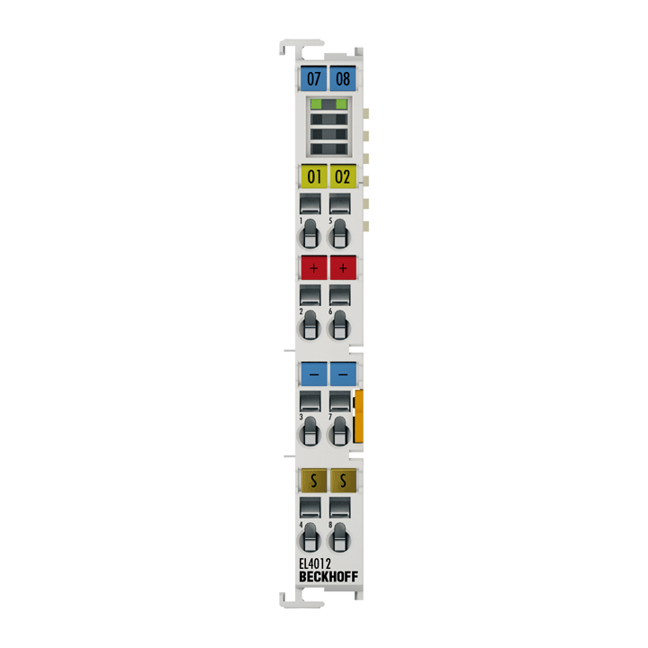 Beckhoff EL4012 EtherCAT Terminal, 2-channel analog output, current, 0…20 mA, 12 bit Turkey