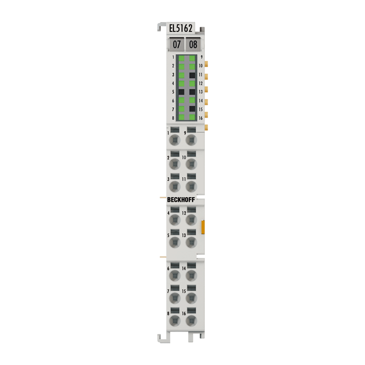 Beckhoff EL5162 EtherCAT Terminal, 2-channel encoder interface, incremental, 24 V DC HTL, 100 kHz, 2 x ABC Turkey