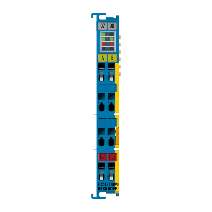 Beckhoff ELX5151-0090 EtherCAT Terminal, 1-channel encoder interface, incremental, NAMUR, Ex i, TwinSAFE SC Turkey