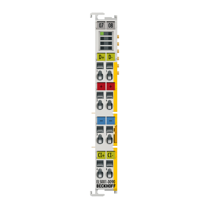 Beckhoff EL5001-0090 EtherCAT Terminal, 1-channel encoder interface, SSI, TwinSAFE SC Turkey