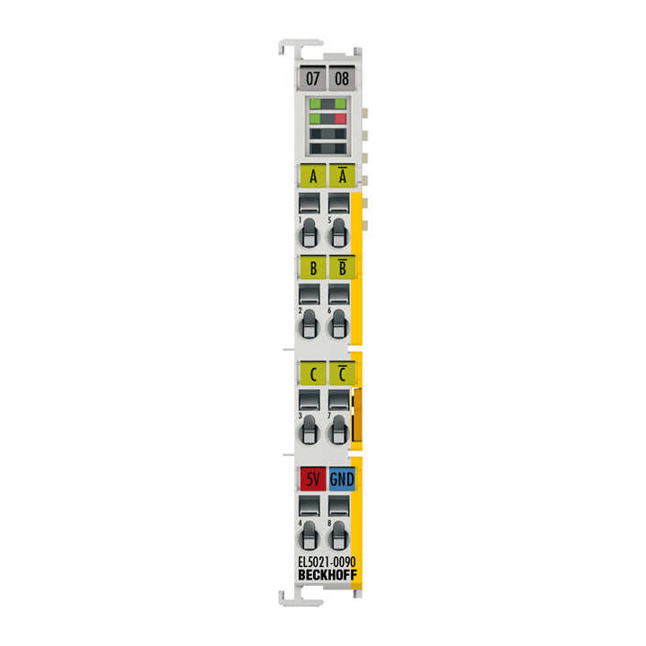 Beckhoff EL5021-0090 EtherCAT Terminal, 1-channel encoder interface, SinCos, 1 VPP, TwinSAFE SC Turkey