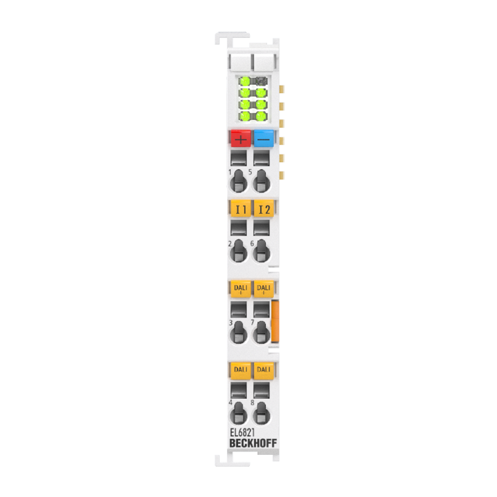 Beckhoff EL6821 EtherCAT Terminal, 1-channel communication interface, DALI-2, master/power supplyNew Turkey