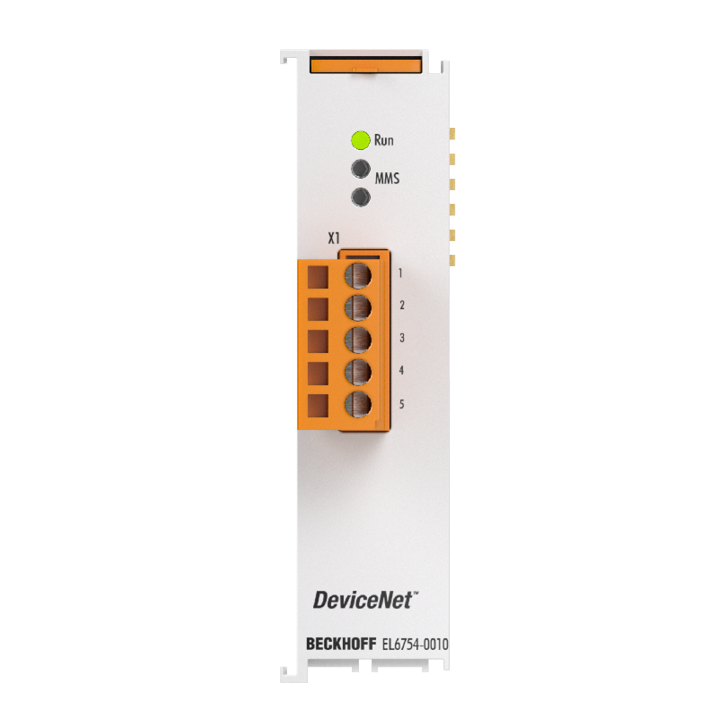 Beckhoff EL6754-0010 EtherCAT Terminal, 1-channel communication interface, DeviceNet, slaveNew Turkey