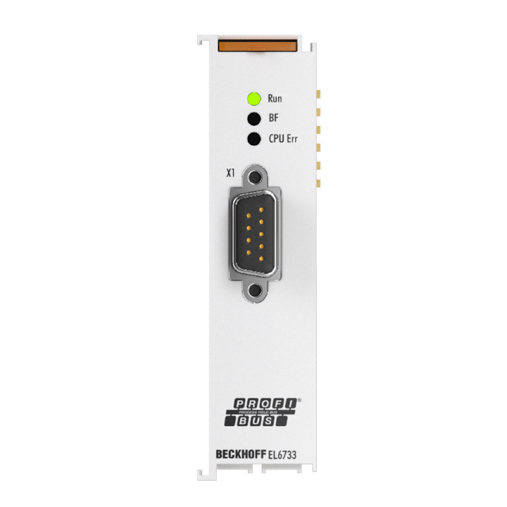 Beckhoff EL6733 EtherCAT Terminal, 1-channel communication interface, PROFIBUS, master/slaveNew Turkey