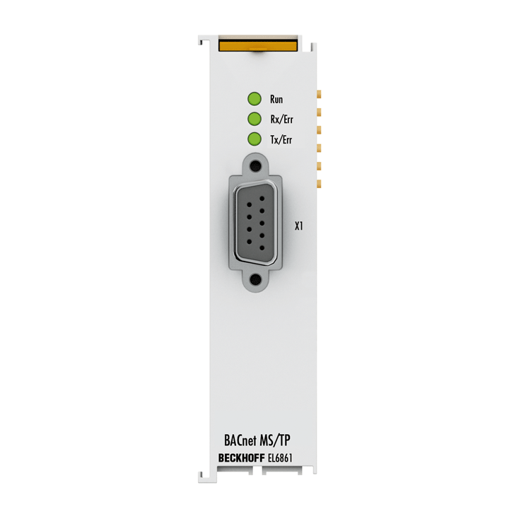 Beckhoff EL6861 EtherCAT Terminal, 1-channel communication interface, BACnet-MS/TP, RS485, D-sub Turkey