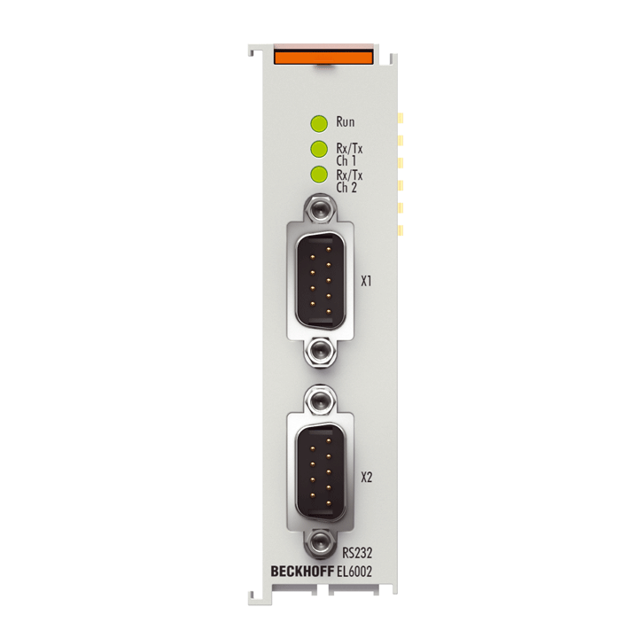 Beckhoff EL6002 EtherCAT Terminal, 2-channel communication interface, serial, RS232, D-sub Turkey