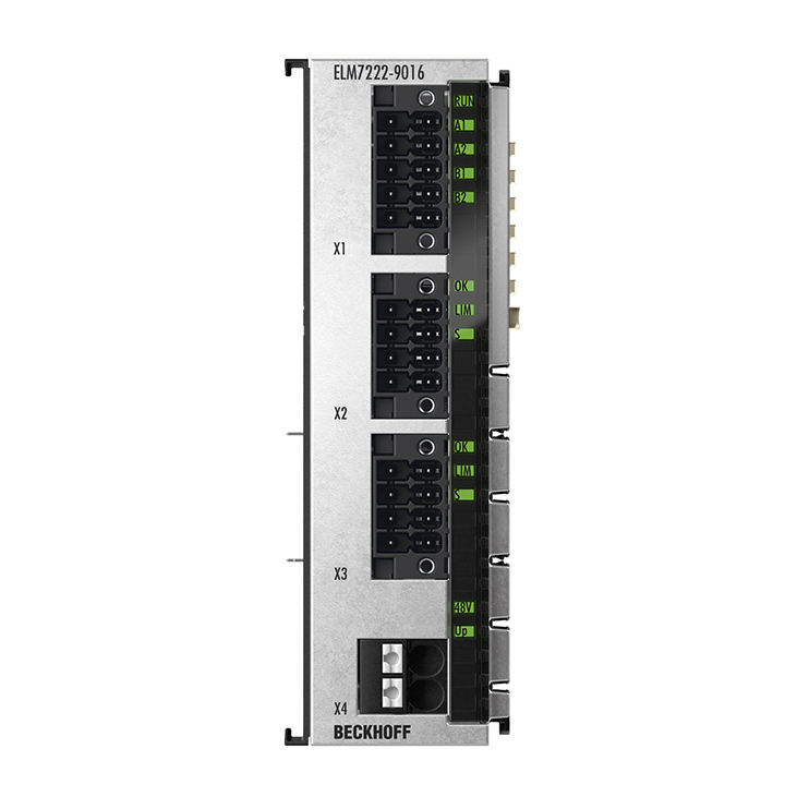 Beckhoff ELM7222-9016 EtherCAT Terminal, 2-channel motion interface, servomotor, 48 V DC, 8 A, OCT, STO, TwinSAFE Logic Turkey