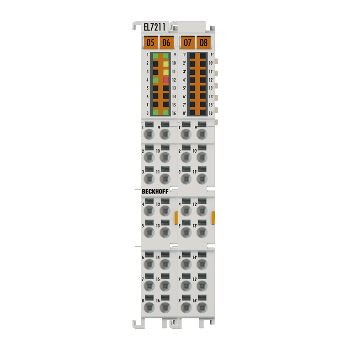 Beckhoff EL7211 EtherCAT Terminal, 1-channel motion interface, servomotor, 48 V DC, 45 A, resolver Turkey