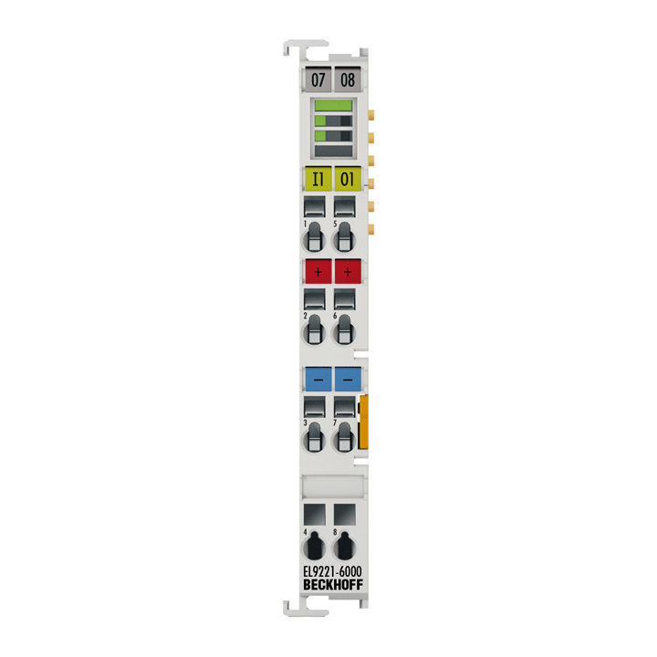 Beckhoff EL9221-6000 Overcurrent protection terminal, 24 V DC, 1-channel, max 4 A, adjustable Turkey