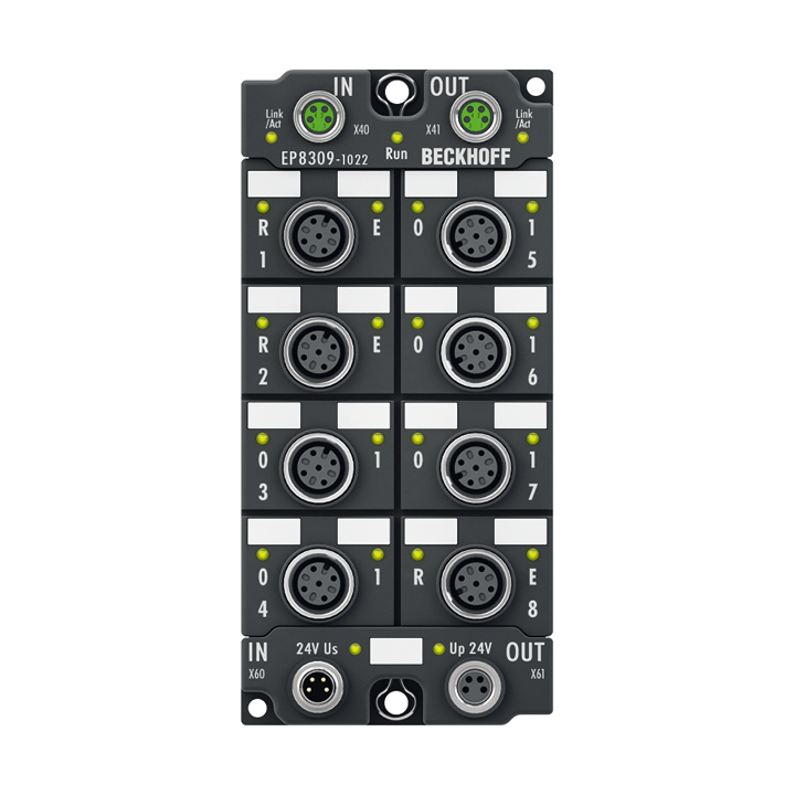 Beckhoff EP8309-1022 EtherCAT Box, multi-functional box, digital, analog, PWM, current-controlled, M12 Turkey