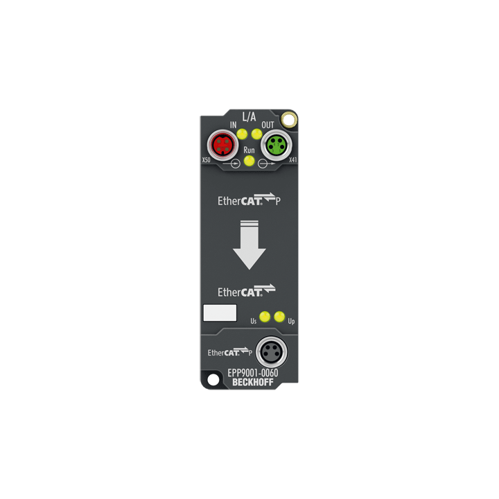 Beckhoff EPP9001-0060 EtherCAT P/EtherCAT connector, with power transmission Turkey