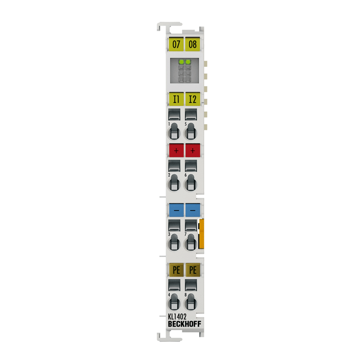 Beckhoff KL1402 Bus Terminal, 2-channel digital input, 24 V DC, 3 ms, 2-wire connection Turkey