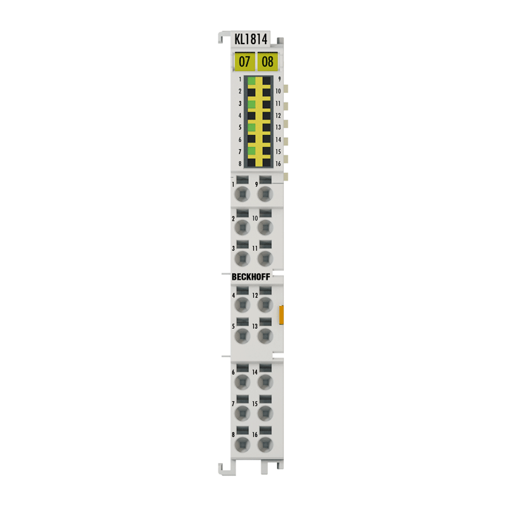 Beckhoff KL1814 Bus Terminal, 4-channel digital input, 24 V DC, 02 ms Turkey