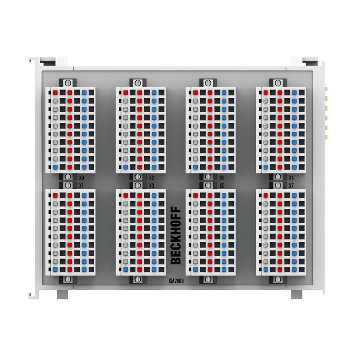 Beckhoff KM2008 Bus Terminal module, 64-channel digital output, 24 V DC, 05 A Turkey