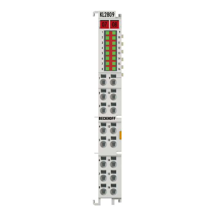 Beckhoff KL2809 Bus Terminal, 16-channel digital output, 24 V DC, 05 A Turkey