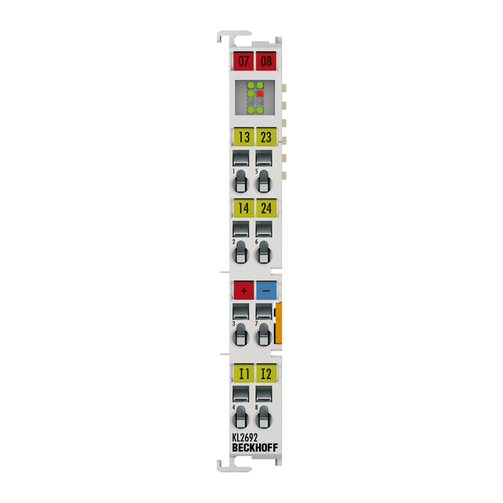 Beckhoff KL2692 Bus Terminal, 2-channel relay output, cycle monitoring, 30 V DC, 3 A Turkey