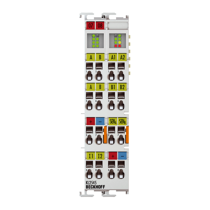 Beckhoff KL2545 Bus Terminal, 2-channel PWM output, 8…50 V DC, 35 A, current-controlled Turkey