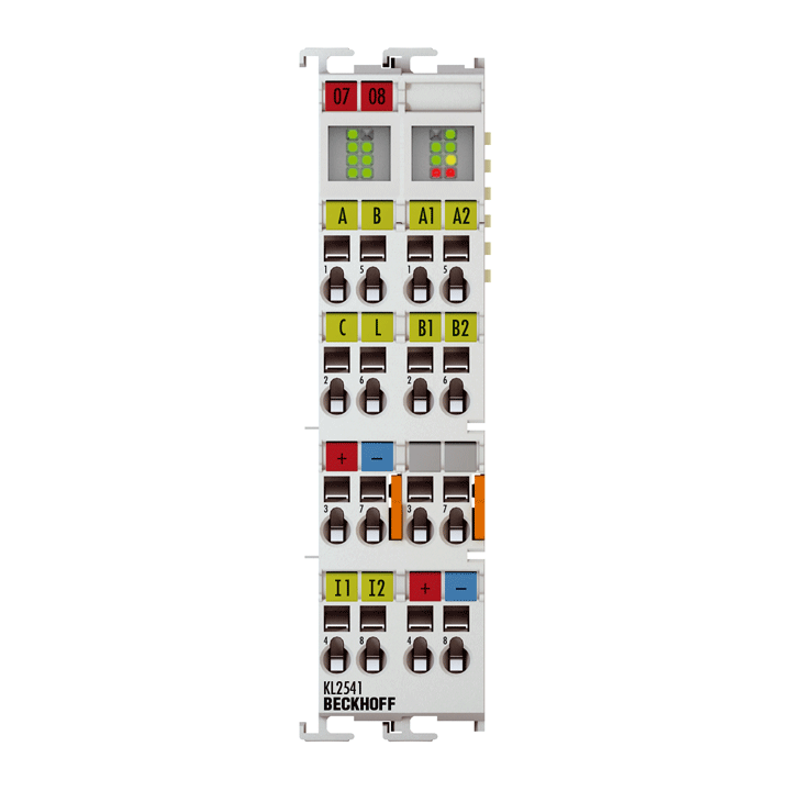Beckhoff KL2541 Bus Terminal, 1-channel motion interface, stepper motor, 48 V DC, 5 A, with incremental encoder Turkey