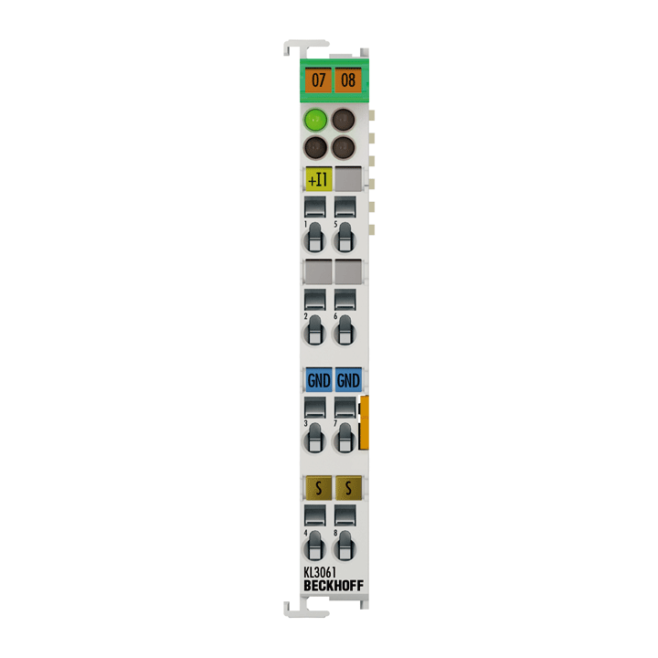 Beckhoff KL3061 Bus Terminal, 1-channel analog input, voltage, 0…10 V, 12 bit, single-ended Turkey