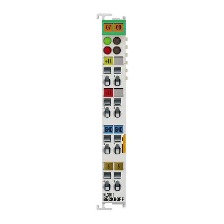 Beckhoff KL3011 Bus Terminal, 1-channel analog input, current, 0…20 mA, 12 bit, differential Turkey