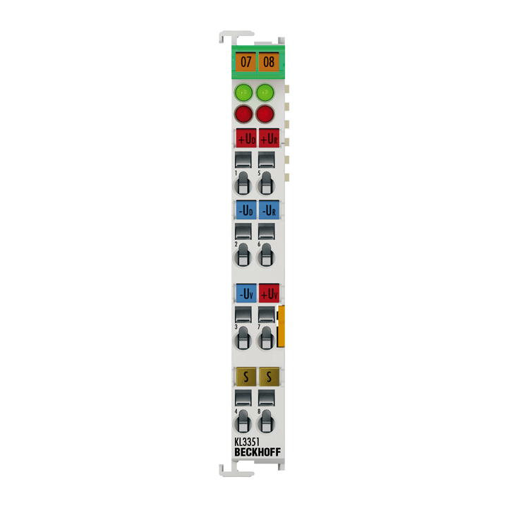 Beckhoff KL3351 Bus Terminal, 1-channel analog input, measuring bridge, full bridge, 16 bit Turkey